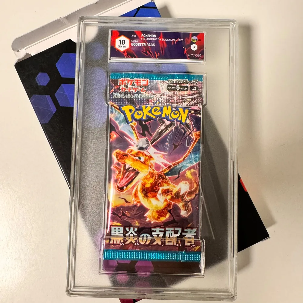 Booster Pokemon Ruler of the Black Flame SV3 Jap Graad 10