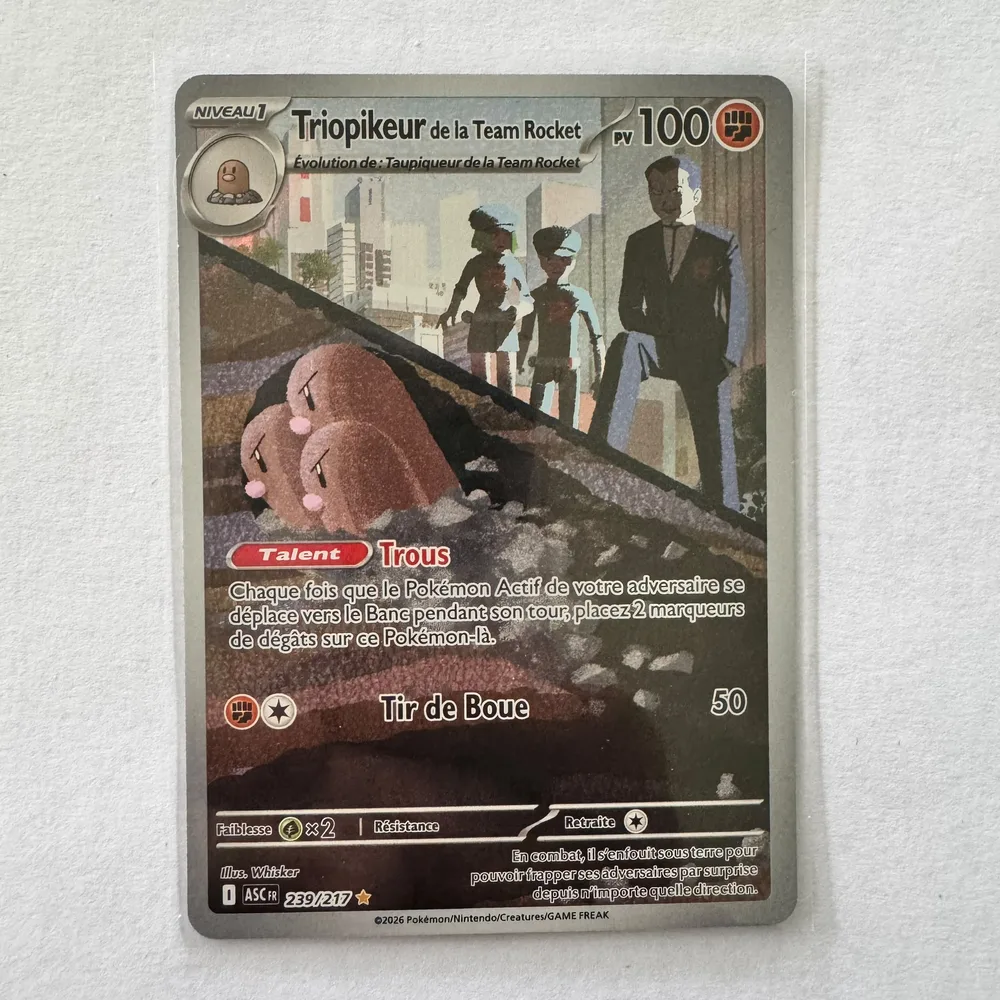 Triopikeur de la Team Rocket #239 AR Chaos Ascendants Fr NM