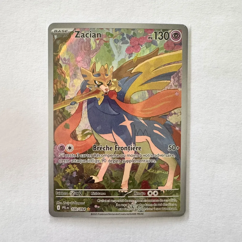 Zacian #100 AR Flammes Fantasmagoriques Fr NM