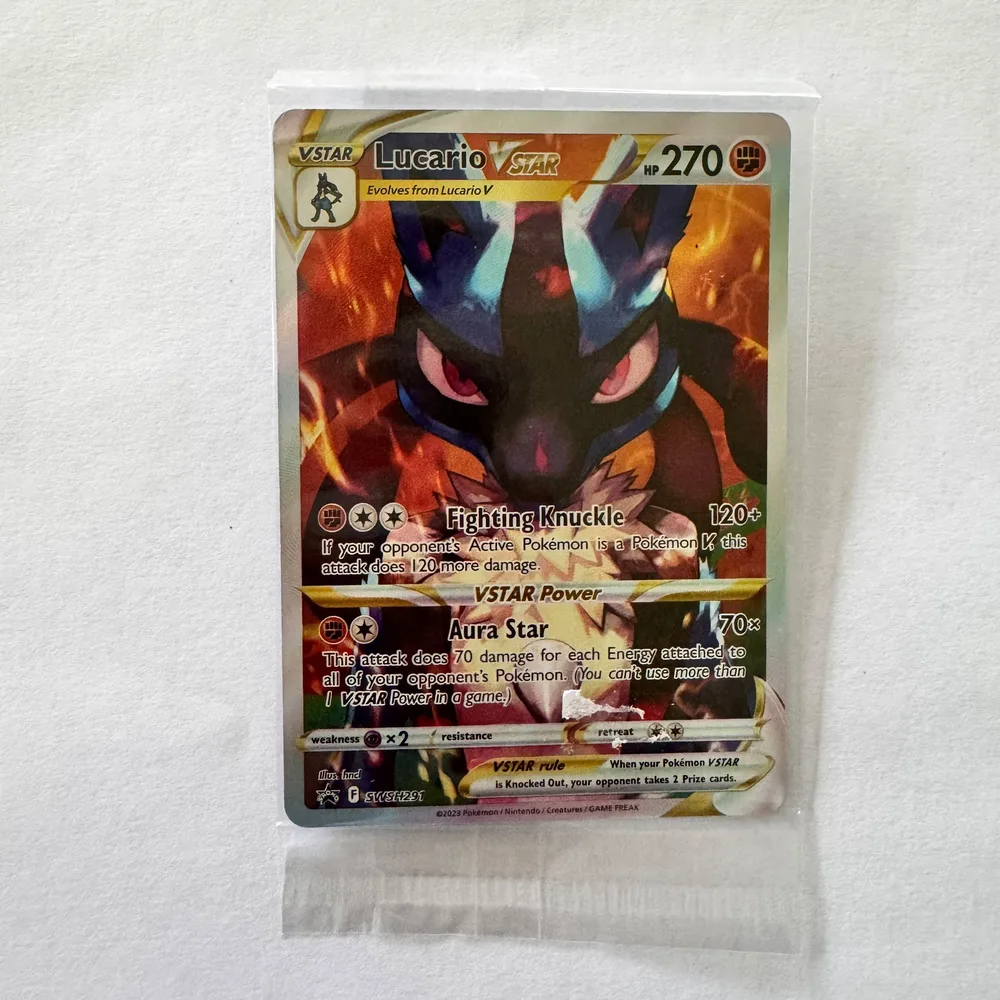 Lucario VStar SWSH 291 Promo Fr Scéllé NM